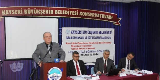 Büyükşehir’den Zabıtaya Seminer