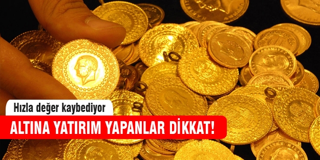 Altın kan kaybediyor