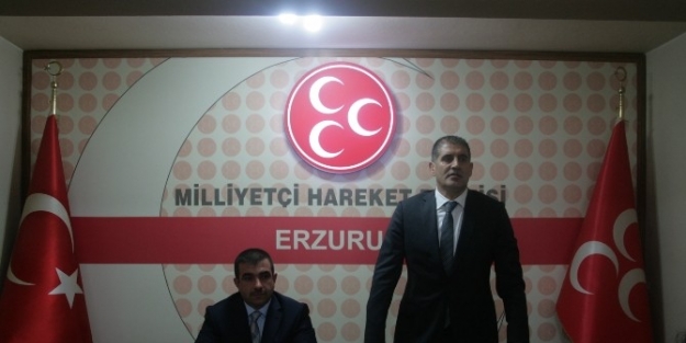Mhp Erzurum İl Başkanlığı’nda Devir Teslim Töreni Yapıldı
