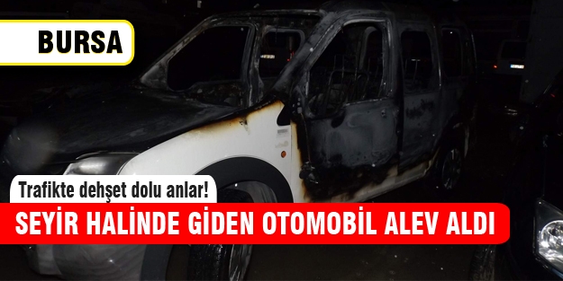 Trafikte dehşet dolu anlar!