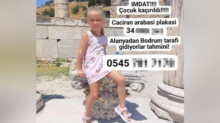 'Kaçırıldı' diyen anne, kızını kendisi alıkoymuş!