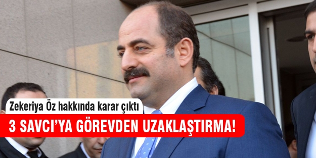 3 savcıya görevden uzaklaştırma!