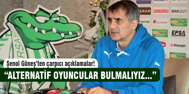 Şenol Güneş "Kayıp puana tahammül yok"