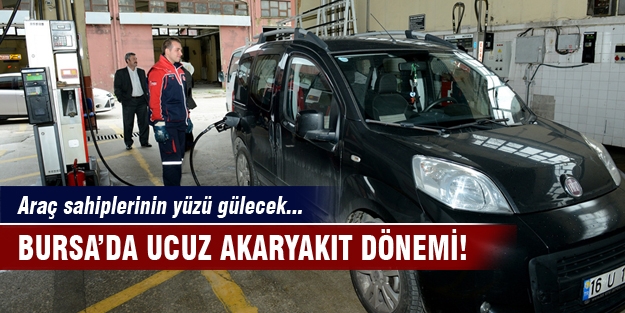 Bursa'da araç sahiplerinin yüzü gülecek!