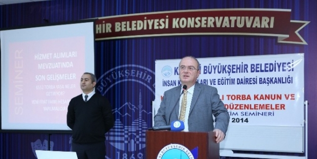 Büyükşehir’den Hizmet İçi Eğitim Semineri