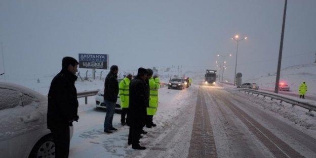 Kütahya-afyonkarahisar Karayolu Tekrar Trafiğe Açıldı