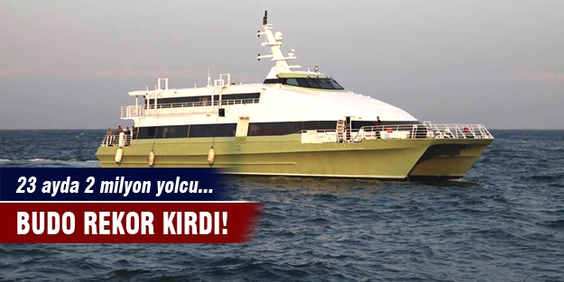 BUDO 2 milyon yolcu taşıdı