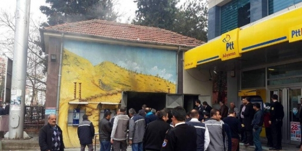 Ptt Trafosunda Yangın Çikti