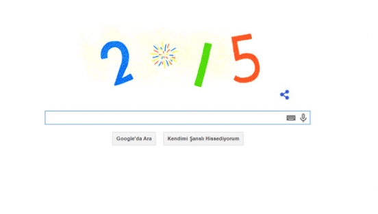 Google'dan 2015'e özel doodle