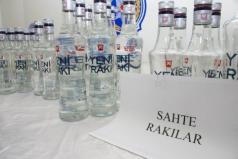2 bin 590 litre sahte rakı ele geçirildi!