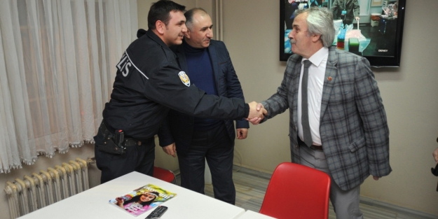 Başkan Çağlayan'dan yılbaşı gecesi ziyaret!