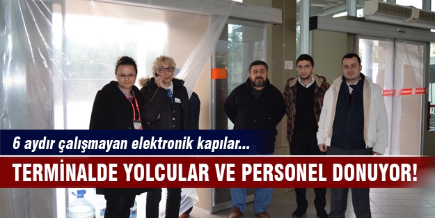 Terminal milyonluk ama kapısı..!