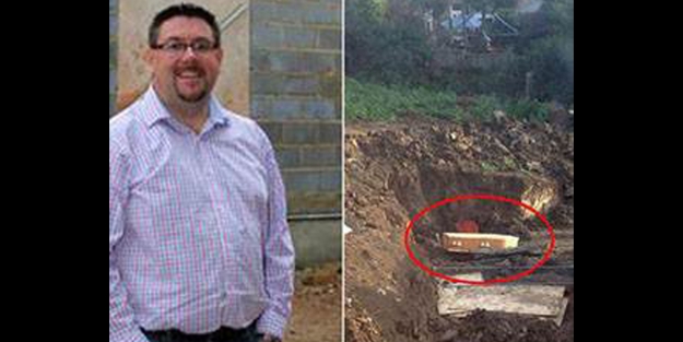 Mezarları çıkartıp yerine ev yaptırdı