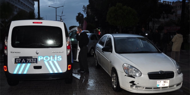 Dur ihtarına uymayan sürücü...