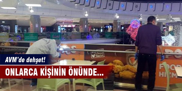 AVM'de yan baktın cinayeti