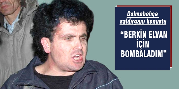 Dolmabahçe Saray'ı saldırganından Berkin sloganı