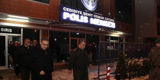 Düzce Valisi Ali İhsan Su Asayiş Birimlerine Denetim