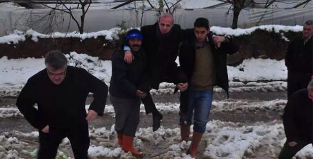 Başkan'ın hasar tespiti tartışma yarattı