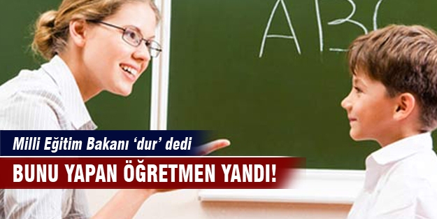 Öğrencilere bunu yapan öğretmen yandı!