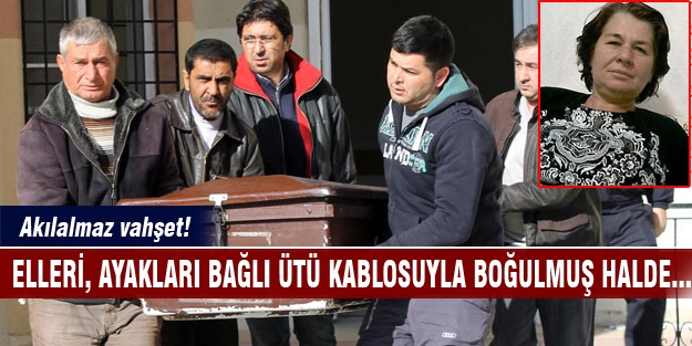 Yaşlı kadın vahşice öldürüldü