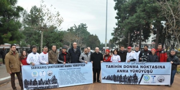 Tekirdağ’dan Sarıkamış’a Uğurlandılar