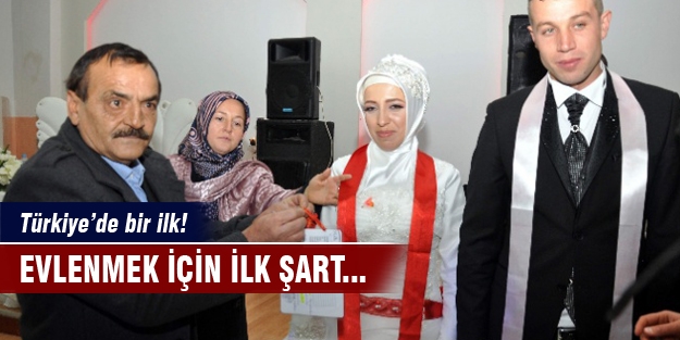 Evlilik şartı herkesi şaşırttı
