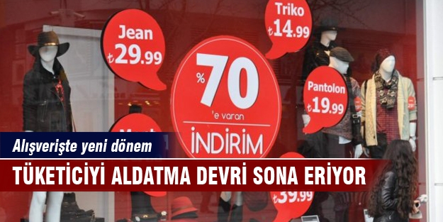 Mağazaların sürekli indirimi tarih oluyor