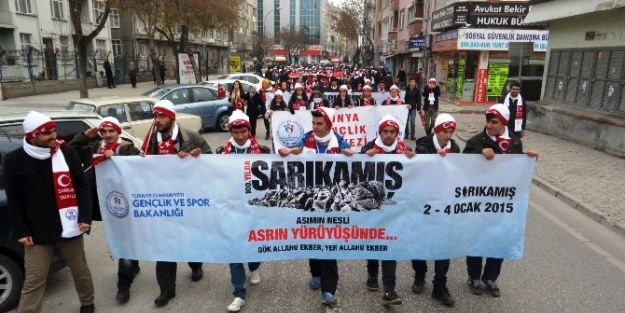Konya’da 90 Bin Sarıkamış Şehidi İçin Yürüdüler