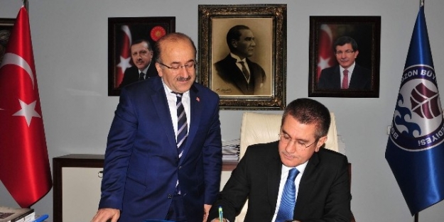 Bakan Canikli Başkan Gümrükçüoğlu’nu Ziyaret Etti