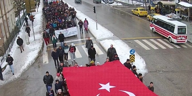 Eskişehir’de Sarıkamış Şehitlerini Anma Yürüyüşü