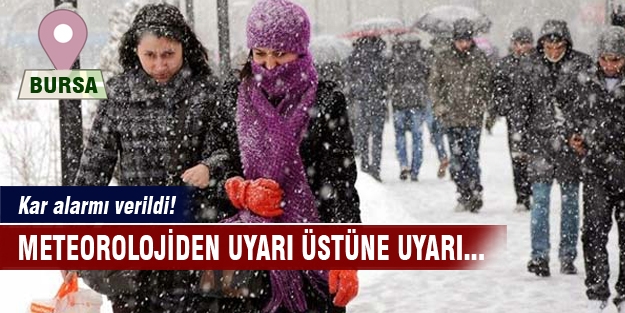 Bursa'ya kar ne zaman yağacak?
