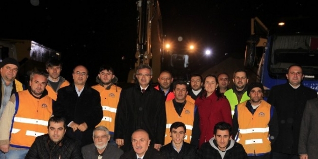 Gebze Kar Ekipleri Teyakkuzda