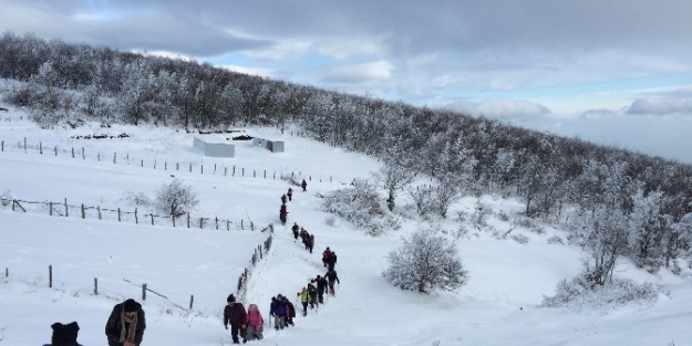 Dağcılar 2015’in İlk Kış Yürüyüşünü Gerçekleştirdi