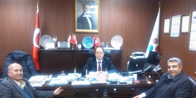 Başkan Çalişkan’dan Müdür Ramazan Bütüner’e Teşekkür Ziyareti