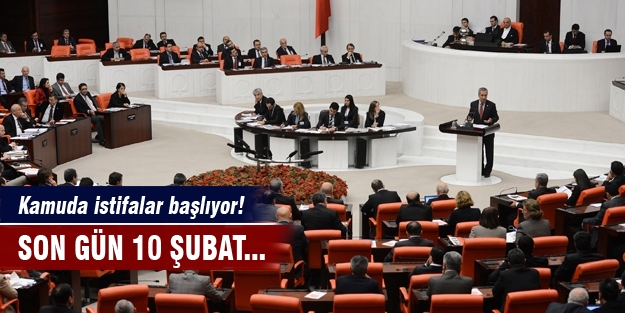 İstifa etmek için son 35 gün