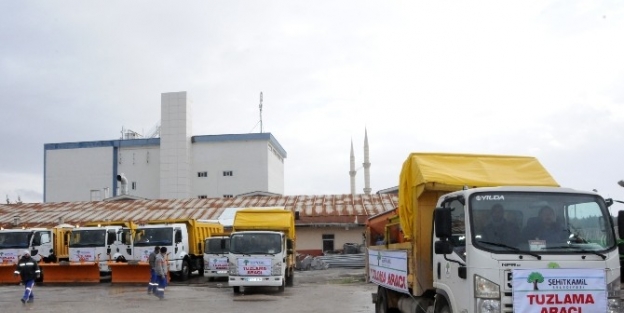 Şehitkamil Kar Yağışına Hazır