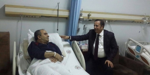 Başkan Toltar’dan, Gültekin’e Geçmiş Olsun Ziyareti