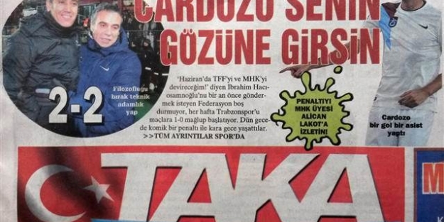 'Cardozo senin gözüne girsin!'