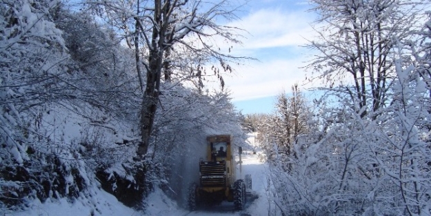 Ereğli’de Kar Yağışı 29 Köye Ulaşımı Kapattı