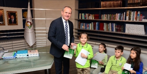 Miniklerden Başkan Keleş’e Soru Yağmuru