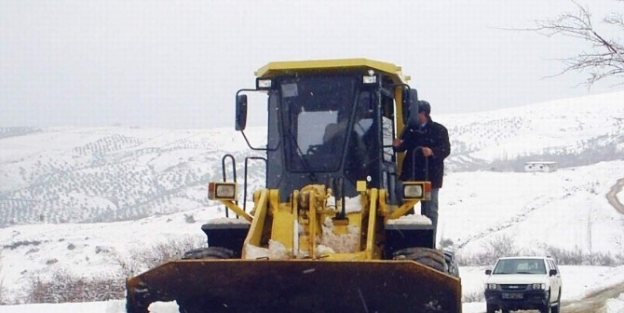 Musabeyli İlçesine Kar Yağdı