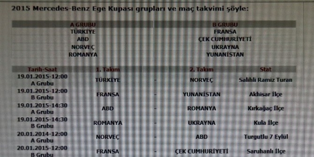 Fransa - Çek Cumhuriyeti Maçı Saruhanlı’da