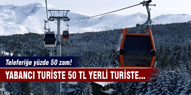 Teleferik fiyatlarında çifte standart!