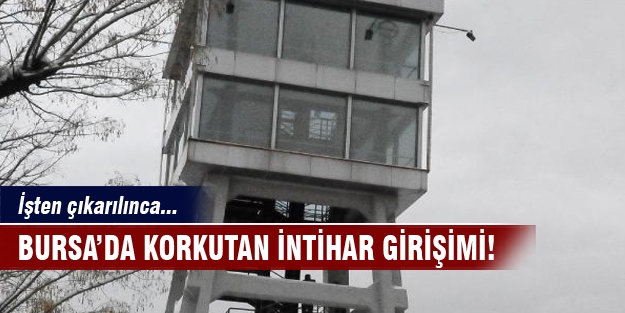 Bursa'da korkutan intihar girişimi