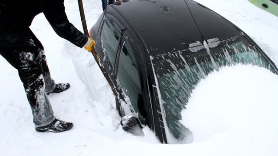 Kar en çok o bölgeyi vurdu!
