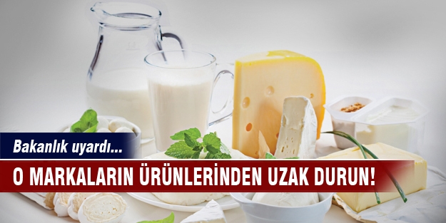 Bakanlık zararlı ürünleri açıkladı