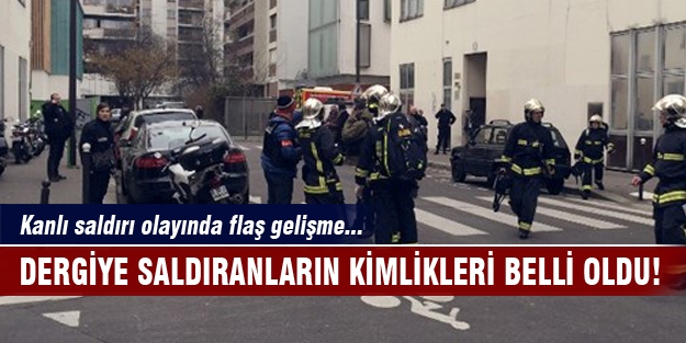 Paris'te dergiye saldıranların kimlikleri açıklandı