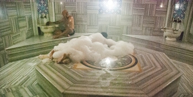 (özel Haber) Türk Hamamlarında Soğuk Havada Sıcak Bir Mola