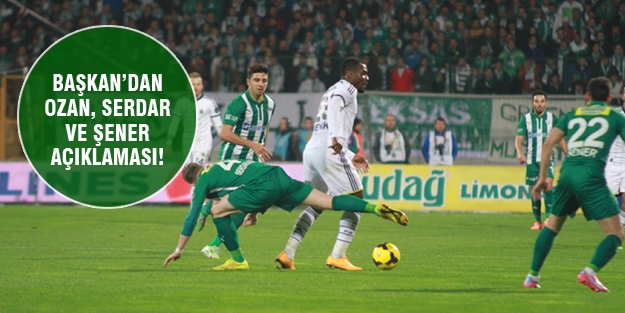 Başkan Bölükbaşı'ndan Ozan, Serdar ve Şener açıklaması!