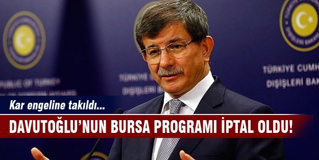 Davutoğlu'nun Bursa programı iptal oldu